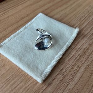 James Avery Calla Lily Pearl Ring